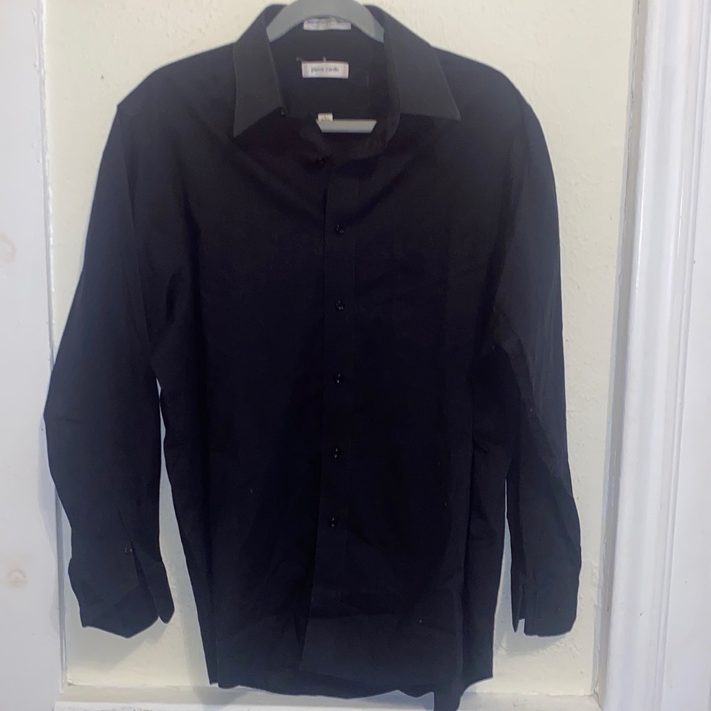 Men’s Black Pierre Cardin dress shirt Large